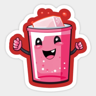 Soft drink cute T-Shirt cute giril Sticker